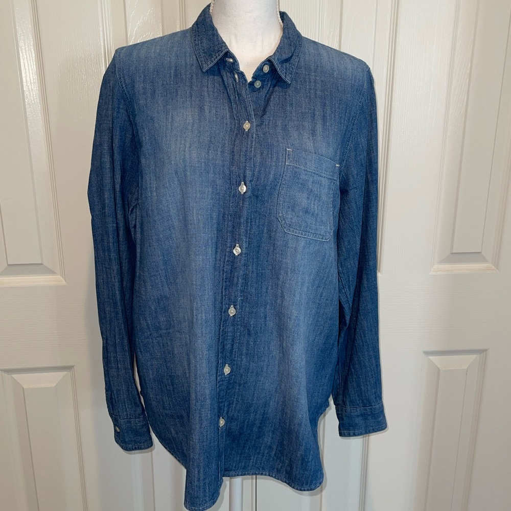 Old Navy Denim LS Top
